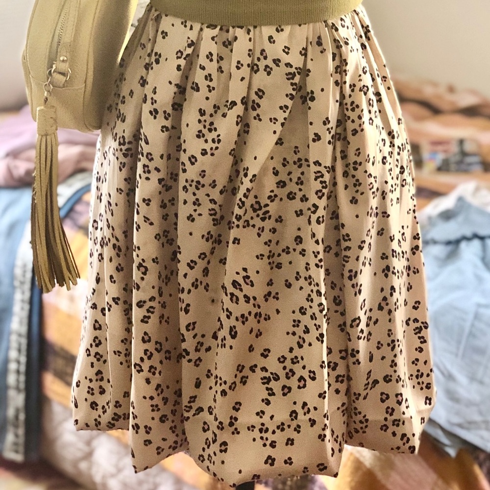 Custom cheetah skirt